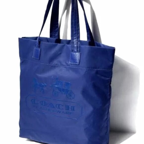 COACH Tone On Tone FOLDABLE SHOPPING TOTE (NIP) - Picture 4 of 4